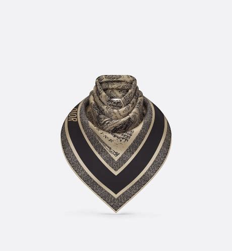 dior plan de paris scarf|Plan de Paris 55 Square Scarf Beige and Black Silk Twill .